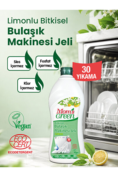 Mom's Green Bitkisel Bulaşık Makinesi Jeli 750 ml