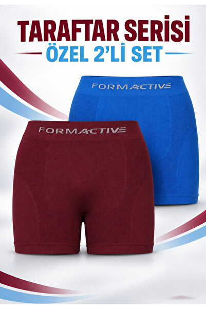Formactive Men's Seamless Microfiber Boxer Set of 2 – Flexible and Soft Daily...