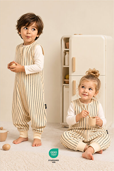 Pine Baby Home 1.0 TOG %100 Pamuk Bebek Uyku Tulumu OEKO-TEX Standard 100 - H...