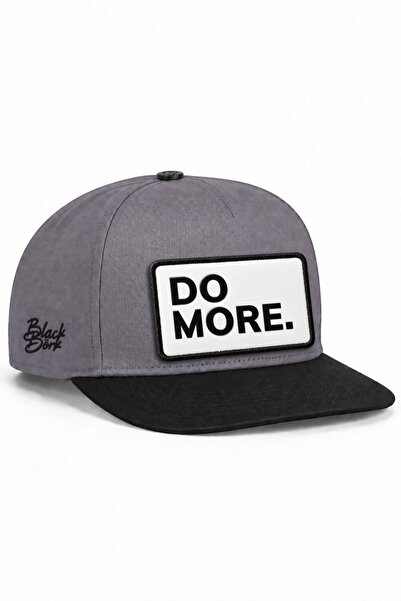 BlackBörk Do More Logo Black-Grey Hip Hop Cap