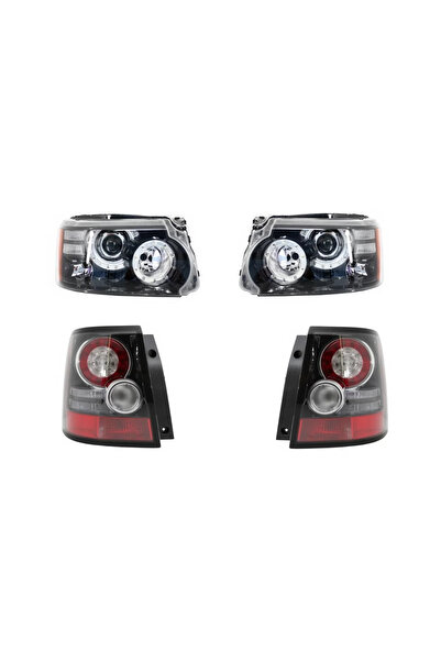 tuningset Faruri și stopuri LED compatibile cu Range Rover Sport L320 2009-20...