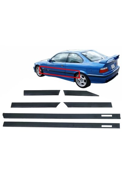 tuningset Bandouri de ușă compatibile cu BMW E36 Seria 3 Coupe Cabrio 1992-19...