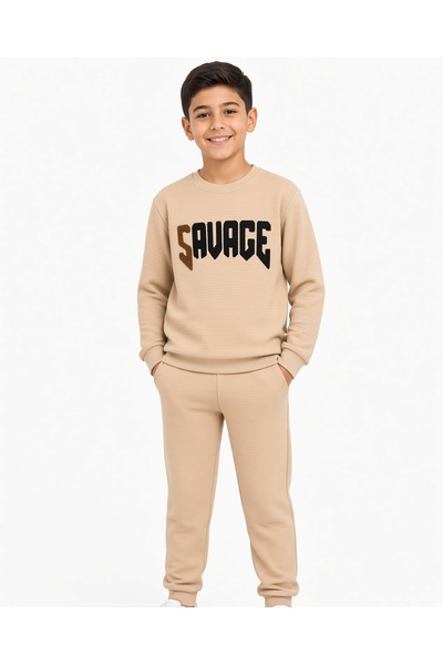 Kids Club Savage Printed Boy's Suit