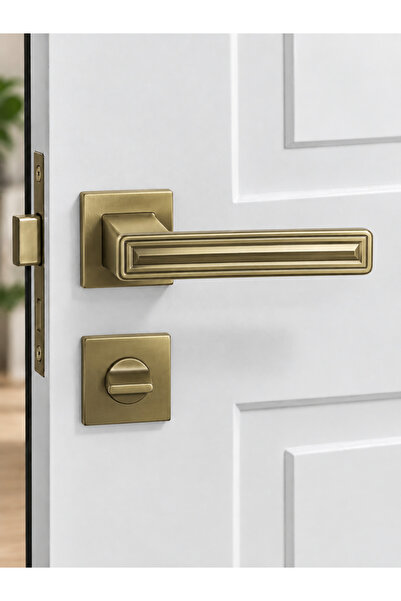 ARTLİNE C52949168235 PC35 BANYO KR.RZT.GROVE MATT BRASS KAPI KOLU