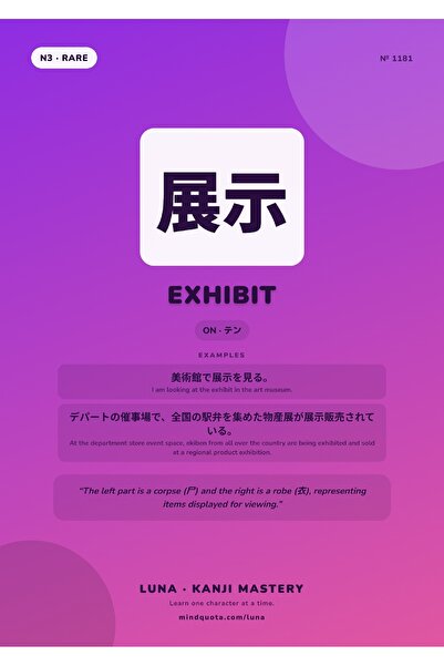 OEM Poster Infografic Kanji Expoziție, Design Japonez Educativ, Carton 250g, A4