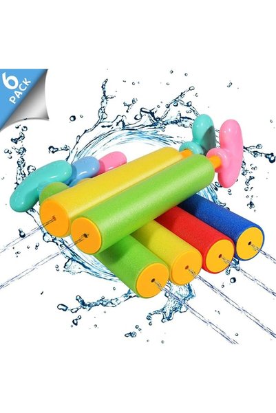 KASTWAVE Water Toy, 6 Pack Foam Water Blaster Set Pool Toys for Kids&Adult Wa...