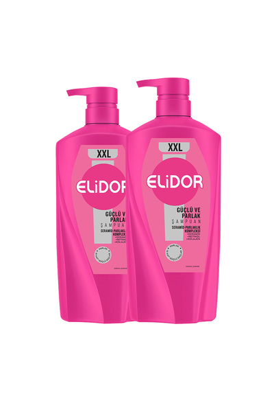 Elidor Şampuan Güçlü ve Parlak Büyük Boy XXL 880 ml x2