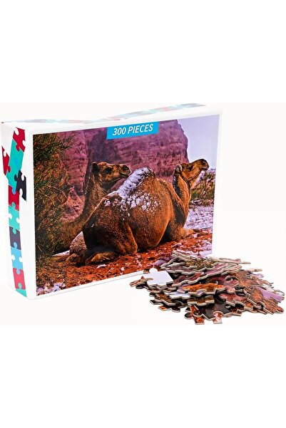 Generic 300 Piece Puzzle for Adults Winter Camel in Tabuk Jigsaw Puzzle for A...