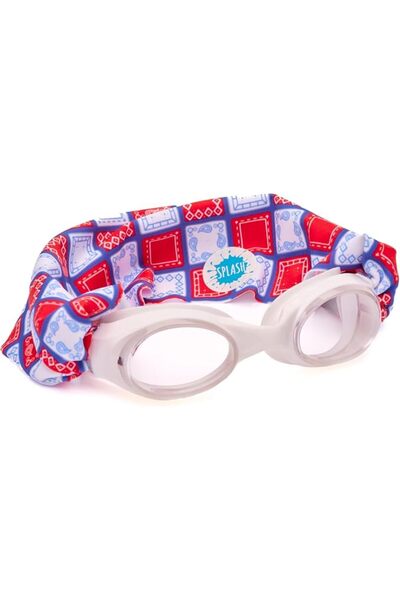 SPLASHY Splash Place SWIM GOGGLES with Fabric Strap - Adult & Kids Swim Goggl...