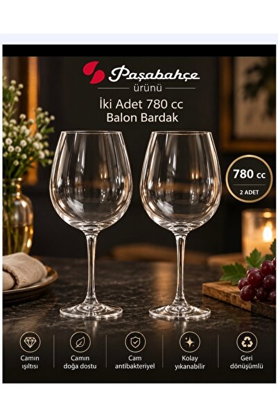 Paşabahçe Enoteca 2-Piece Stemmed Glass 780 Cc Balloon Wine Glass