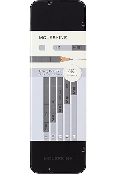 Moleskine مجموعة أقلام رسم، جرافيت، 5 قطع