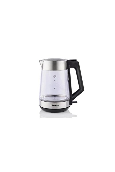 Hisense Electric Kettle HK17OGS , 1.7 liters , Glass and Plastic kettle, Silv...