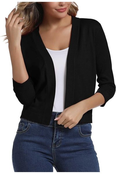 Urban CoCo womens Cropped Cardigan Sweater Elegant Shrugs Urban (pack of 1)