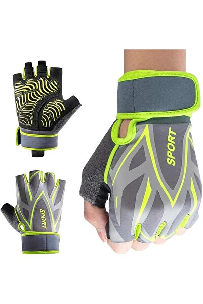 GENERAL Full Palm Gym Gloves with Anti-Slip Grip, Breathable Weight Lifting G...