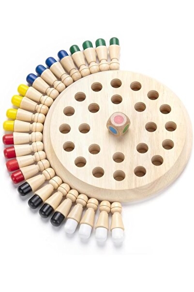 NALACAL Wooden Memory Chess Matching Game, Montessori Educational Board Game ...