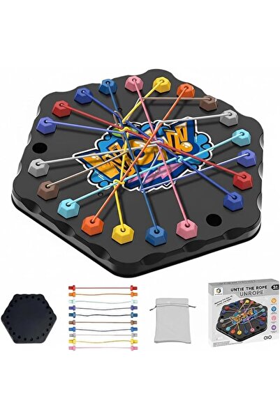 KASTWAVE Rope Untangling Puzzle Board Game, Educational Brain Teaser Strategy...
