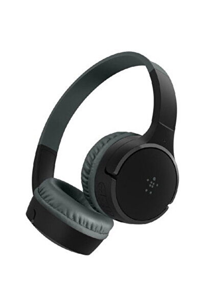 Belkin SoundForm Kids Headphones, 35-hour playtime, 85dB volume limit, Black ...