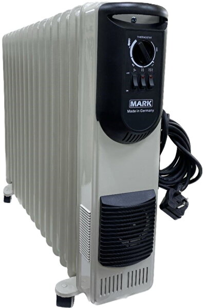 Mark German Oil Heater, 12 Fins, 2500 Watt - MRK-2512 F