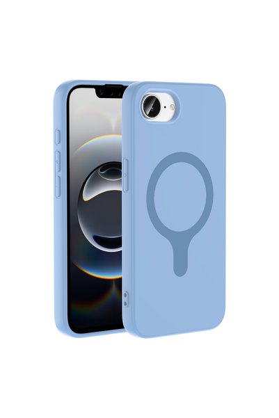 noktaks iPhone 17E Compatible Case Magsafe Supported Aris Silicone Cover - Ba...