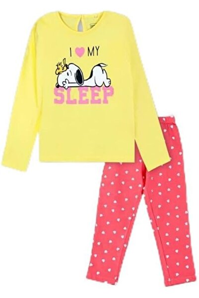 Trucare Peanuts Kids Girls Full Sleeves Nightwear