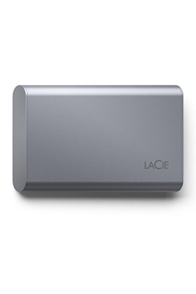 Lacie Mobile SSD Secure 2 TB, 10 Gbps USB 3.1 Tip C, PC Mac iPad ve iPhone, Uzay Grisi, Veri
