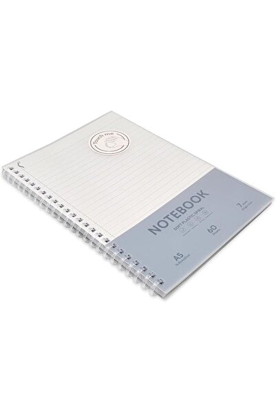 MAXİ Spiral Notebooks, A5 College Ruled Paper, 8.3x5.7inch Thick Plastic Cove...