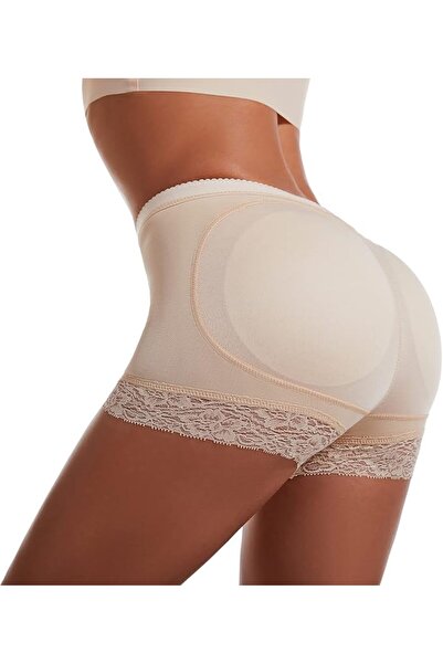 EXCEFORE Women's High Waist Booty Enhancing Shorts – Seamless Sculpting Shape...