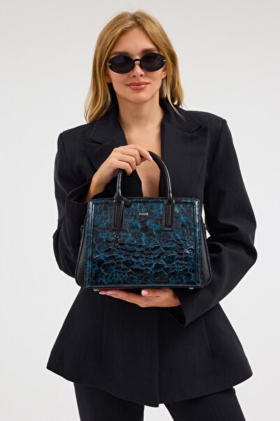 VOSTRO Italian Design 100% Genuine Leather Women's Hand and Shoulder Bag - Ha...