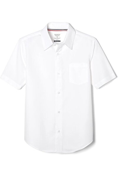 French Toast Boys Short Sleeve Classic Poplin Dress Shirt