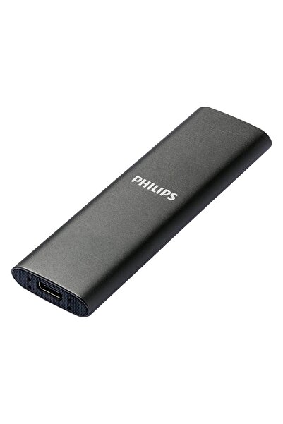 Philips Harici Taşınabilir SSD 500 GB - Ultra İnce SATA Ultra Hızlı USB-C, 54...