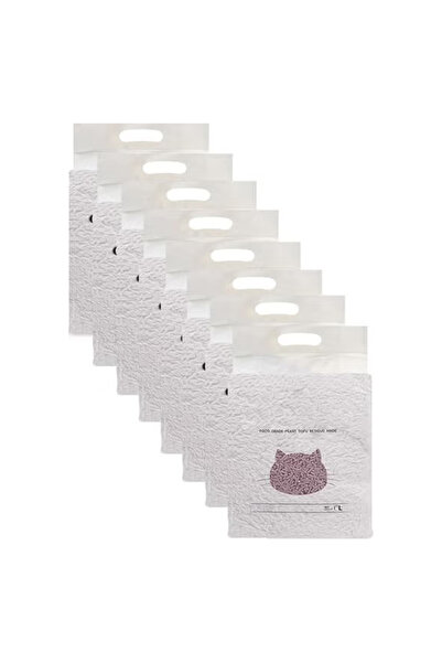 NKX Pack of 8 Biodegradable Fast Clumping Cat Litter Lavender
