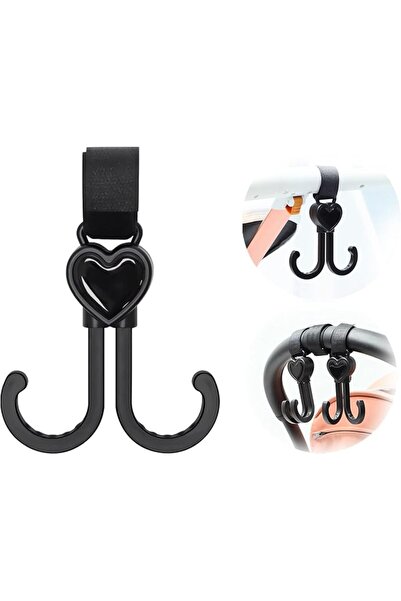 GENERAL 6 Pack Stroller Hooks for Baby Pushchair, Buggy Clips to Hang Shoppin...