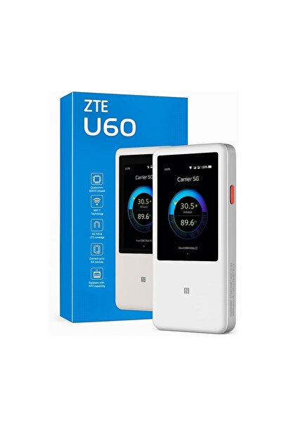 ZTE U60 mobil Access Point Routersi 5G WIFI - beyaz