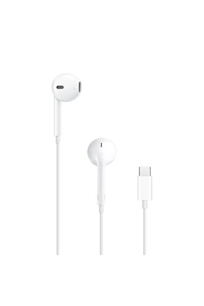 Apple Wired Earphones with Type-C Connector, White - MYQY3ZE/A