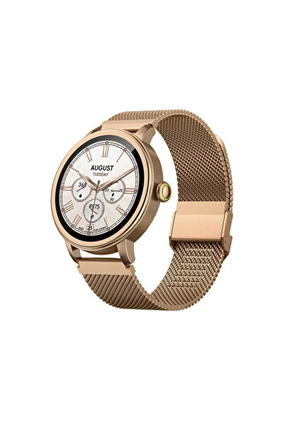 oraimo Muse Smartwatch, 1.32-inch AMOLED screen, IP68 water resistant, Gold -...