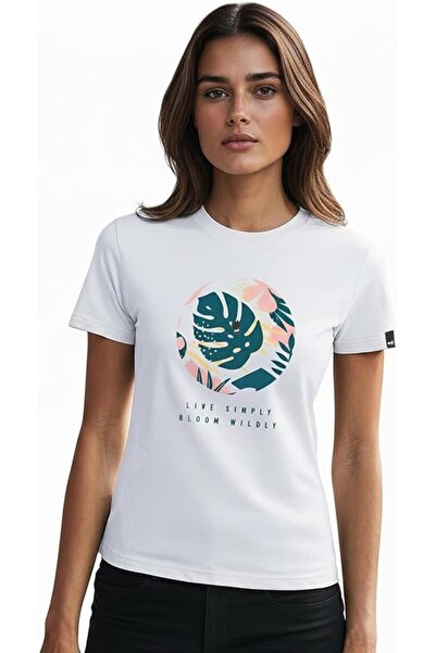 GENERAL Bewakoof Women's Graphic Printed 100% Cotton T-Shirt - Slim Fit, Roun...