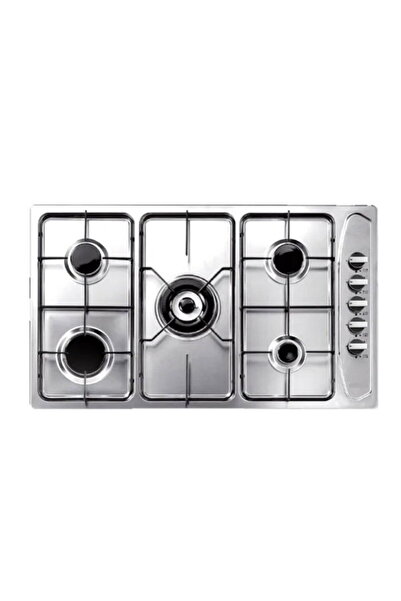 Kelvinator موقد غاز مدمج، 86 سم، ستيل - KRBH-ASELTPO-195/X