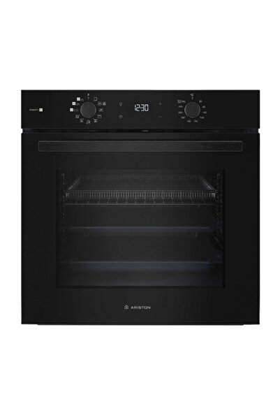 Ariston فرن كهربائي مدمج مع شواية، 60 سم، أسود - AO458HSUFB