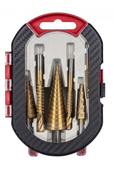 Abada Set of 6 drill bits, 3 with tap, 4-12/20/32mm, 3 saw bits 3, 6, 8mm