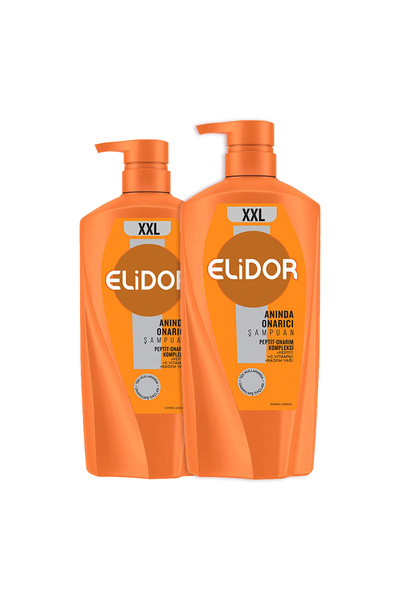 Elidor Şampuan Anında Onarıcı Büyük Boy XXL 880 ml x2