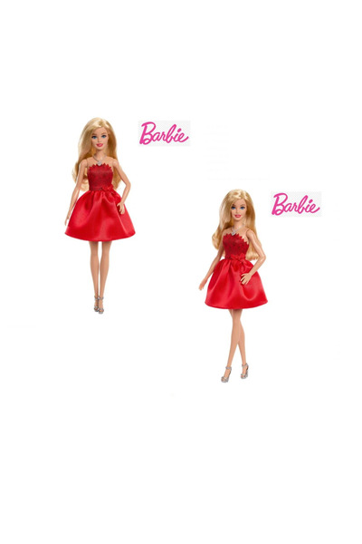 Barbie Papusa de colectie cu rochie rosie