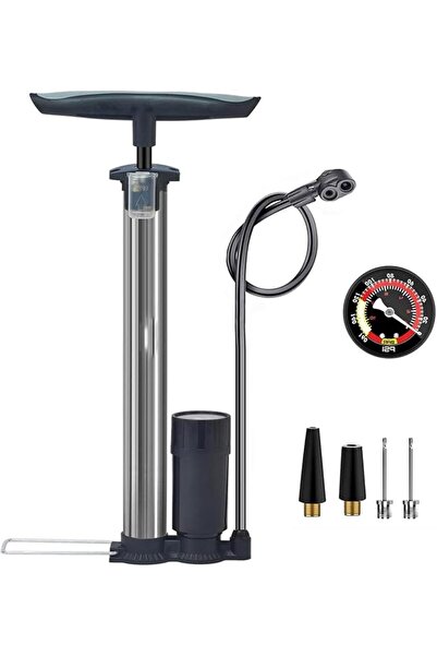 Generic Bike Pump Portable, Ball Pump Inflator Bicycle Floor Pump with high P...