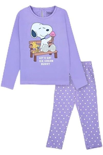Trucare Peanuts Kids Girls Full Sleeves Nightwear