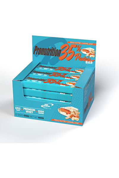 Pro Nutrition Box of protein bars 35% protein 12 pieces x 55g