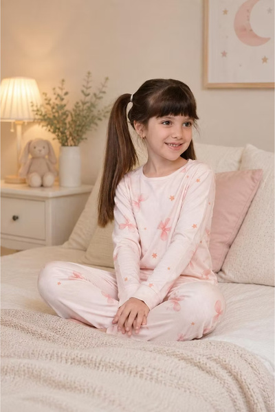 Lunalin 1 Tog / Kurdele Bebek Organik Pijama