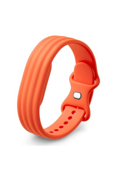 Choice For GoogleFitbit Air 03 orange Sport Breathable band for Google Fitbit...