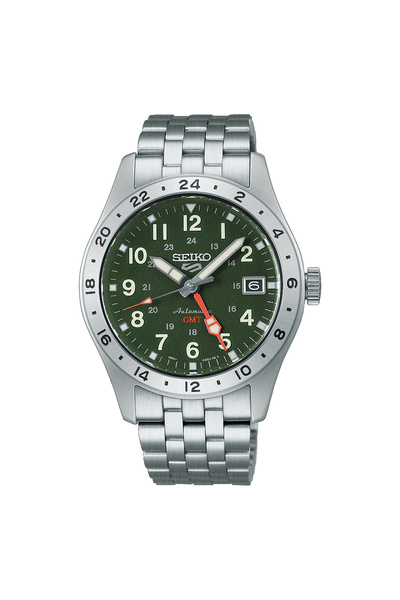 Seiko ساعة يد رجالية HDB001K1 5 سبورتس جي إم تي HDB001K