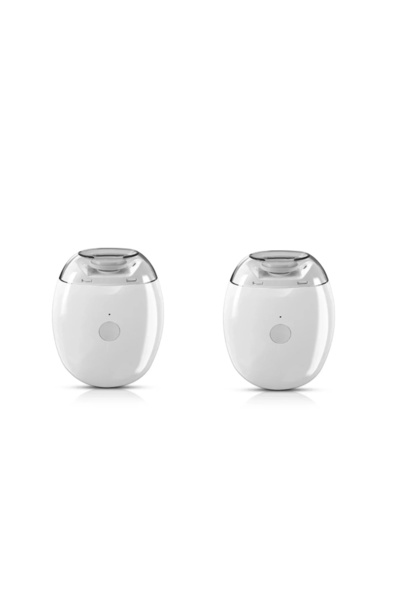 Choice 2PCS 2in1 Electric Nail Clipper Cutter with LED Light Anti-Pinch Autom...