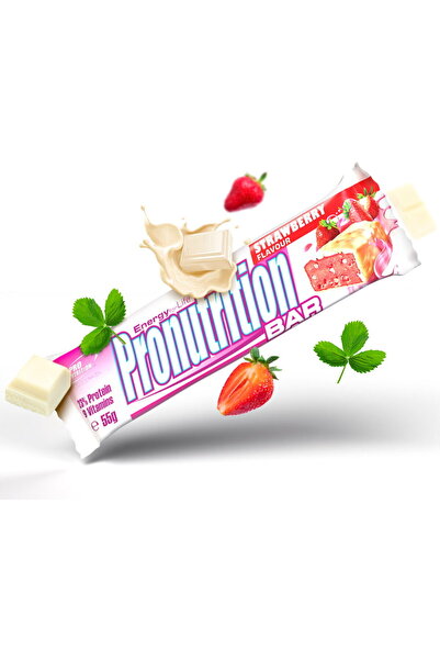 Pro Nutrition Batoane proteice, Pronutrition Bar Capsuni 55g Baton