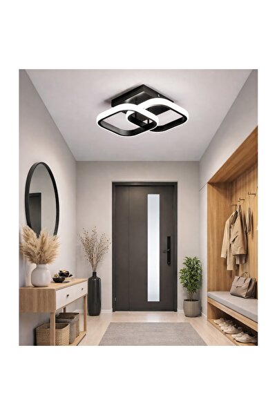 Zen Led Candelabru LED 3 tipuri de lumină Caldă/Neutră/Rece 2 pătrate Carcasă...